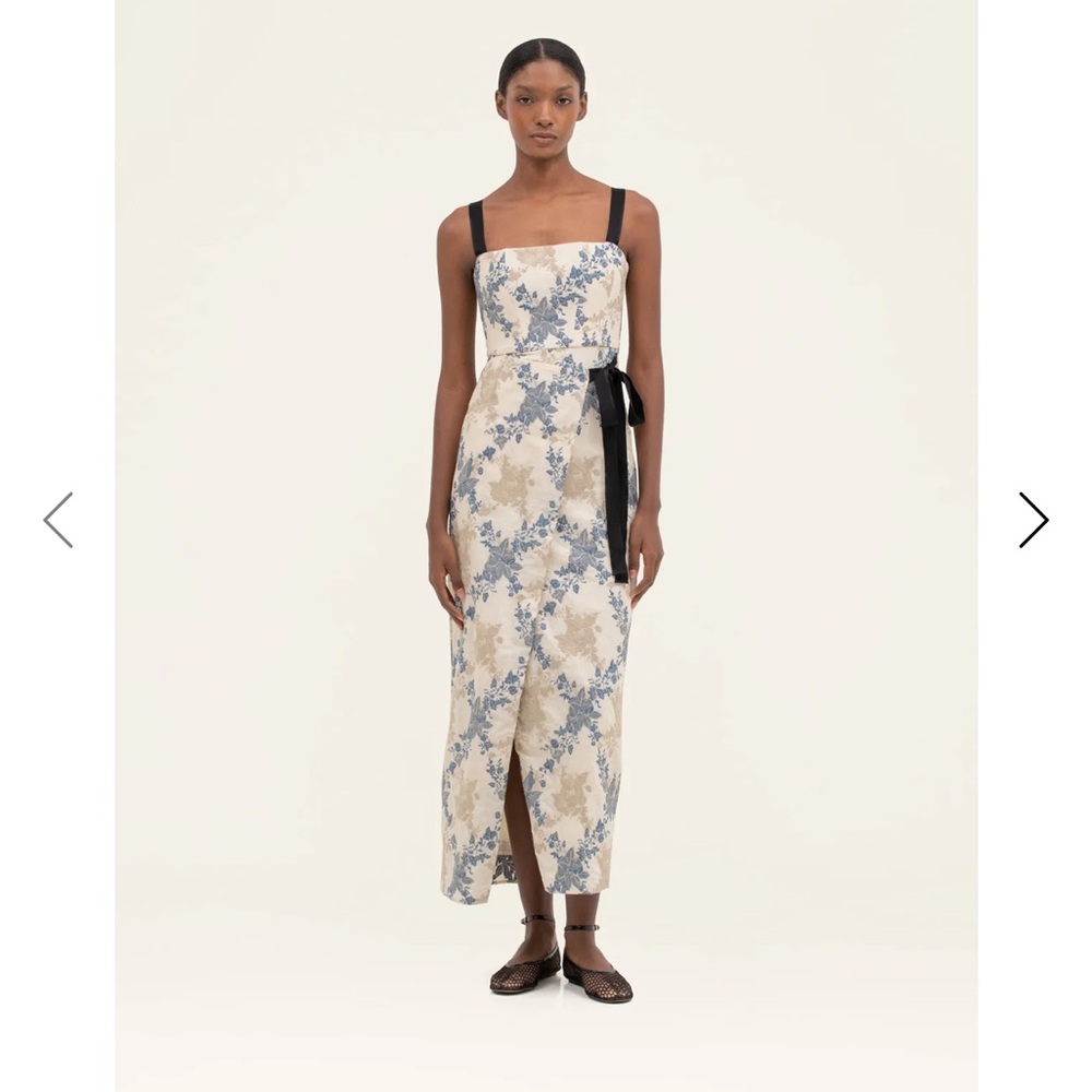 Agua by Agua Bendita CINÉFILA BOUGAINVILLEA MAXI DRESS